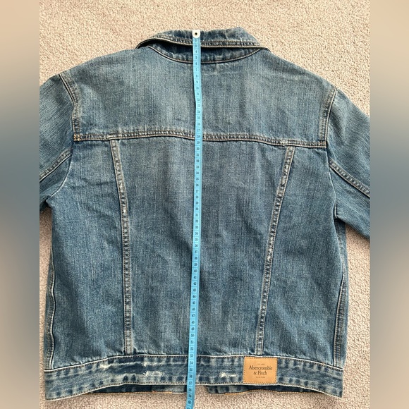 Abercrombie & Fitch -Blue Denim Jacket size M (women) - Picture 8 of 10